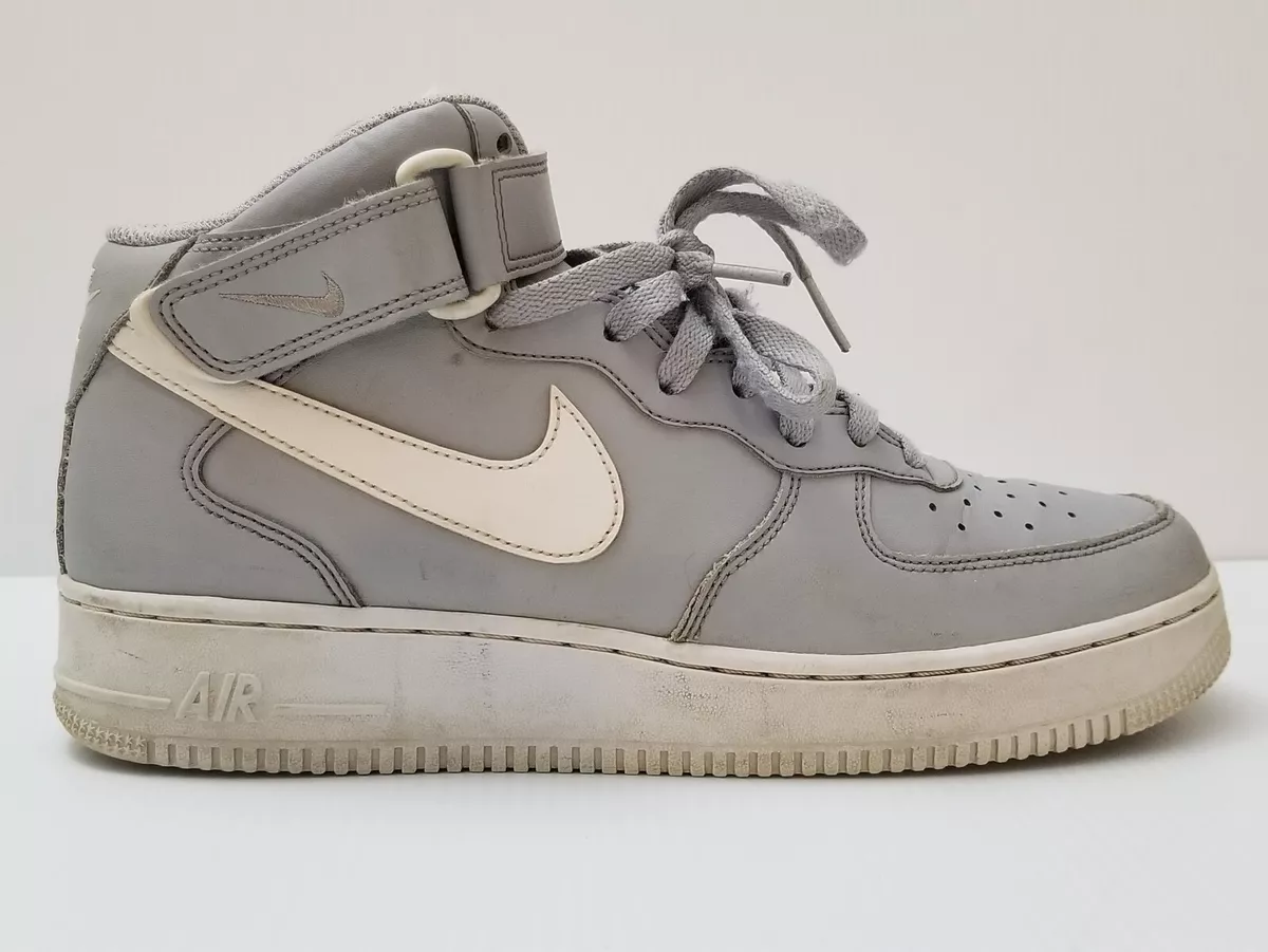 Nike Air Force 1 Mid '07 Wolf Grey/ Wolf Grey-white in Gray for Men