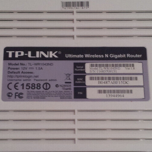 TP-Link TL-WR1043ND Wireless 300Mbps Gigabit Router, IPv6, LibreCMC Preinstalled - Picture 8 of 10