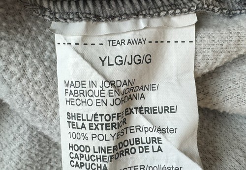 UNDER ARMOUR Sz YLG Girls COLD GEAR Athletic Sweatshirt Hoodie Gray Purple - Picture 6 of 7