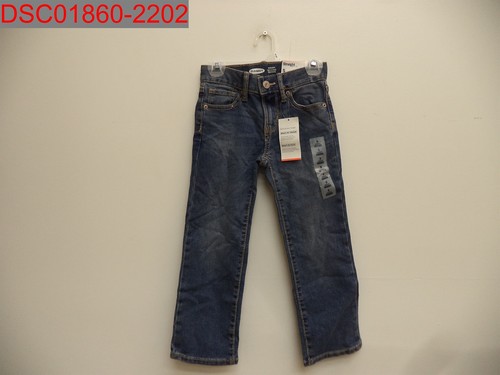 Old Navy Kids Dark Wash Built in Tough & Flex Straight Jeans, Sz 5 121322300057 - Picture 1 of 10