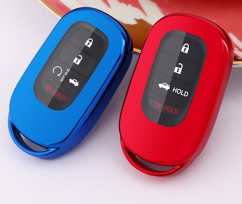 Smart Key Fob Cover Remote Case Keychain For Honda Accord Civic CRV HRV 2022-up - Foto 12 di 33
