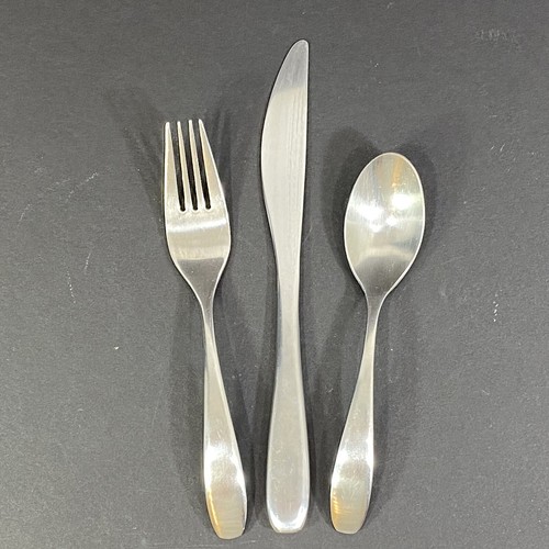 ONEIDA Stafford Satin 3 Stück - Messer Löffel Gabel Vietnam 18/10 - Bild 4 von 8