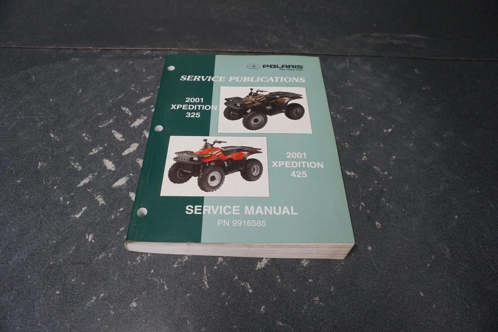 Polaris ATV 4-Wheeler OEM 2001 Xpedition 325 425 Manual 9916585