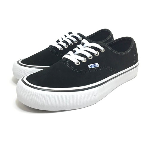 Authentic Pro Blanc Noir Suede Vans 7FwYF