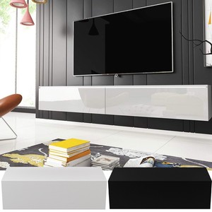 TV Board Hängend Schrank Wohnwand Fernsehschrank Lowboard Hochglanz in