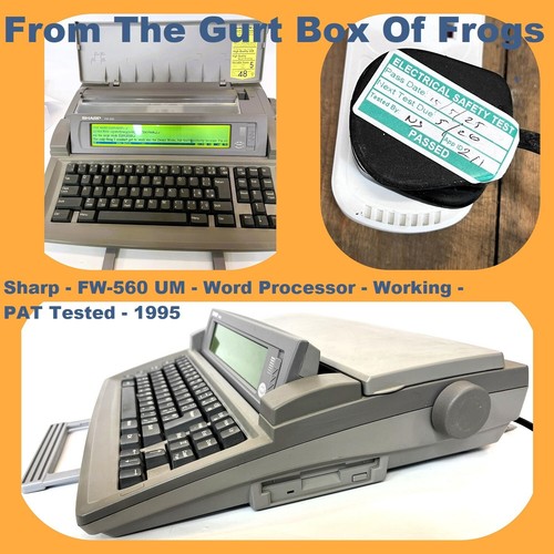 Sharp - FW-560 UM - Textverarbeitung - funktionsfähig - PAT getestet - 1995