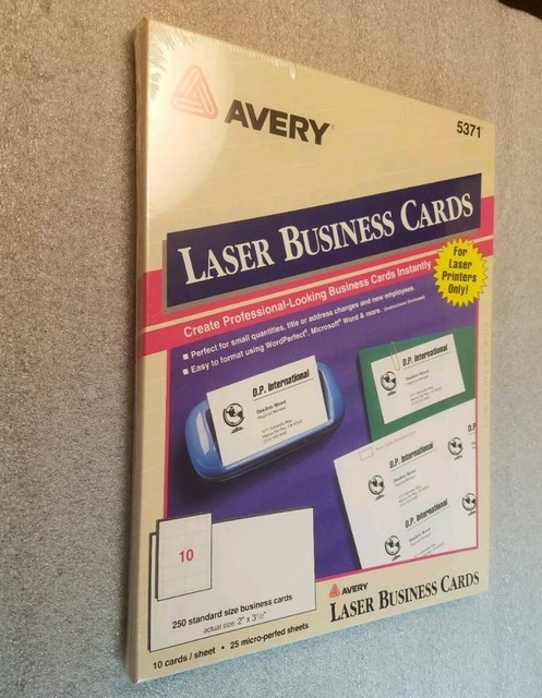 avery 5371 laser perforated business card avery 5371 laser perforated business card