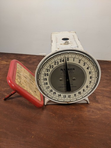 Vintage Hanson Allzweckwaage MODELL 2000 25 Pfund Kapazität mit Original Aufkleber - Bild 7 von 11