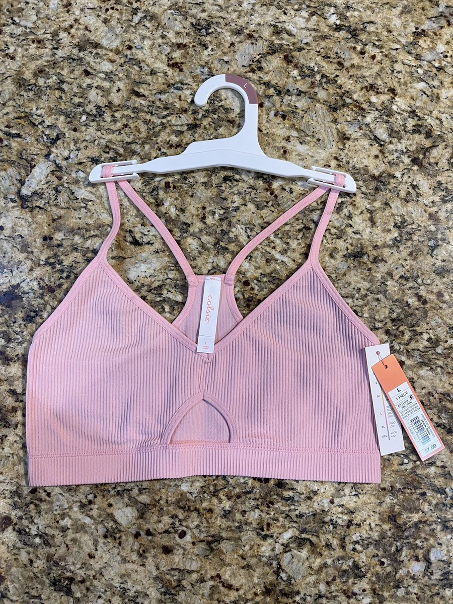 Colsie ribbed best sale bralette