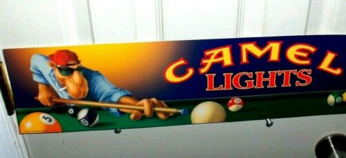 Joe Camel.Pool Hall Poster Sign,New Old Stock,20 1/2 Long 5 3/4 Tall- SHIPS FREE - Picture 2 of 6