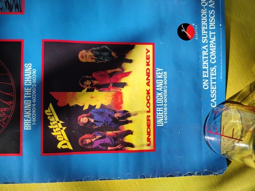 Dokken (2) Back For the  Attack 12" by 30" duplicate 1987 Promo Posters  - Bild 6 von 12