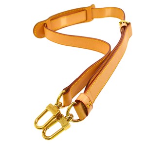 LOUIS-VUITTON-Logos-Shoulder-Strap-Beige-Leather-Bag-Accessories-AK41846