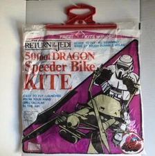 Star Wars Kite SPEEDER BIKE 1983 Spectra Star 50ft Kite Return of the Jedi NEW
