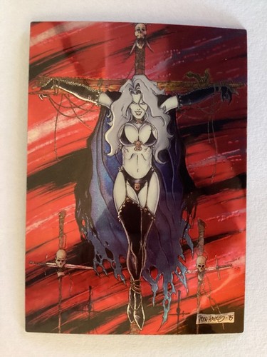 1995 Lady Death Serie II Chrom Sammelkarten - Sie wählen die Karte - Bild 62 von 101
