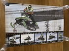 Artic Cat Snowmobile Vintage  Posters Lot Of 2. Winter Snowmobile 36”x34”