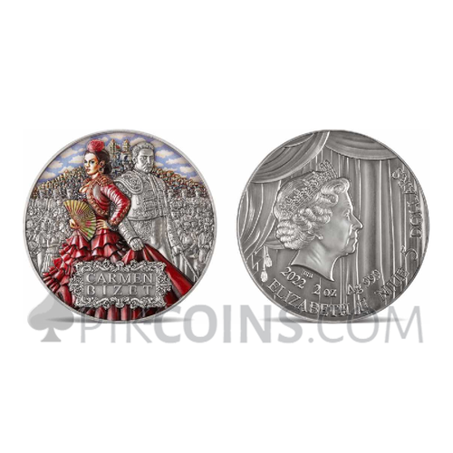 Carmen - Titan of Music 5$ 2oz Niue 2022 - Bild 8 von 8