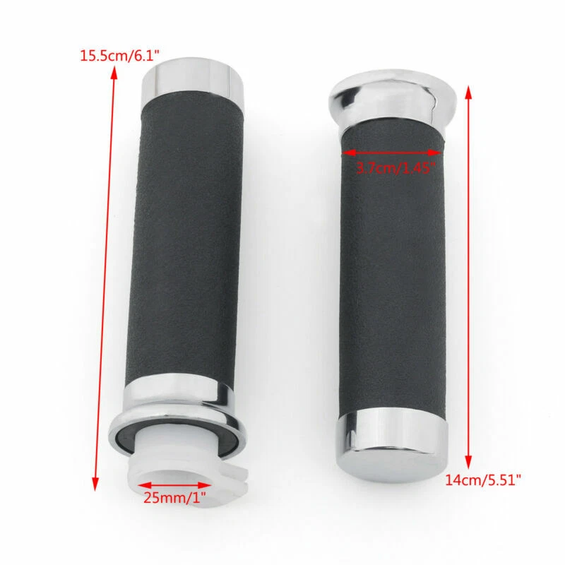 Motor 1" Hand Grip 25mm For Honda Shadow VT/XVS 400/600/750/1100/1300 Magna USA - Изображение 2 из 4