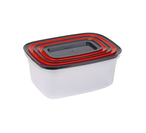 Food Storage Container Set with Lids Freezer BPA Free Plastic Box Nesting Bowls - Picture 46 of 92