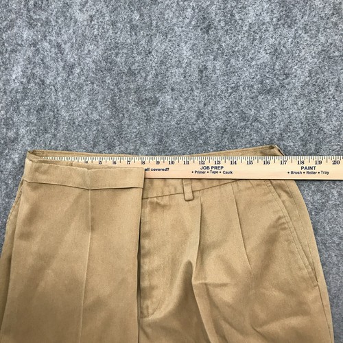 Callaway Golf Pants Mens Size 36 x 32 Pro-Spin Cuffed Pleated Front Straight Tan - Picture 10 of 12