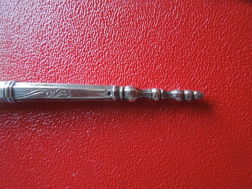 J6818 ANTIKES HOLLÄNDISCHES 833 SILBER Nadeletui SCHEIDE SELTENE ART siehe Beschreibung - Bild 7 von 12