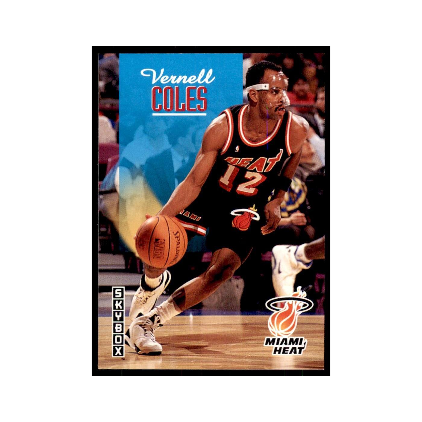1992 SkyBox Vernell Coles Basketball Cards #124