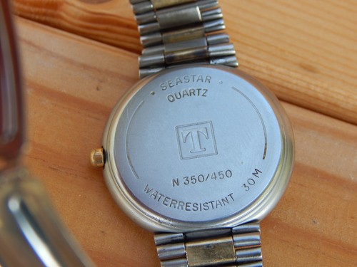 Elegant VTG * TISSOT * SEASTAR Swiss Men's N350/450 Quartz Wrist Watch Eta 955 - Picture 8 of 21