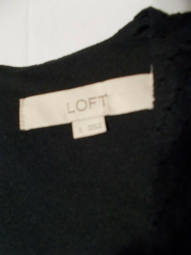 LOFT Womens Size 2 Tank Fit and Flare Dress Navy Blue Lined - Picture 9 of 9