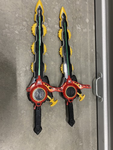 Power Rangers Ninja Steel Master Blade Chainsaw Sword Bandai - Tested Lot 2 - Picture 1 of 3