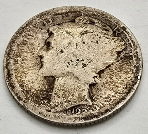 1924 P Mercury Dime AG/G You Grade it! 90% Silver Type Coin Free Ship! - Picture 2 of 4