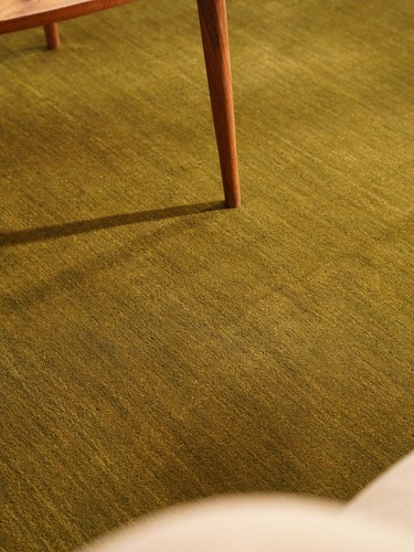 Eco-Friendly Hand Knotted Loom Wool Area Rug Solid Green BBH Homes BBLNC111 - Picture 33 of 53