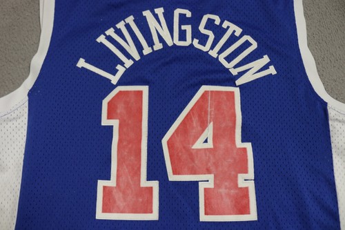 Vintage Shaun Livingston Jersey Mens Extra Large Blue Swingman Authentic - Picture 9 of 15