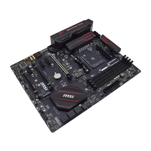 MSI X470 GAMING PRO Motherboard ATX AMD X470 AM4 DDR4 64GB SATA3 M.2 DVI HIFI - Bild 8 von 10