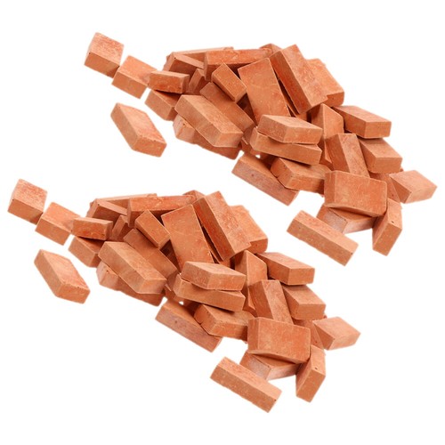 100 Pcs Simulated Brick Architecture Model Materials Toy Child Simulation