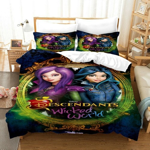 Set 2/3PC Duvet Cover & Pillowcase(s) Descendants 3 Bedding Single / Double N1 - Bild 3 von 17