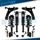 Front Rear Struts Control Arms Sway Bars Tie Rods for 2009-2013 Subaru Forester
