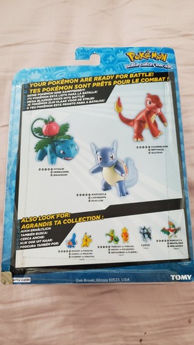 Tomy Pokemon Ivysaur Charmeleon Wartortle Poised for Battle Figures 2015/2016 - Picture 2 of 3