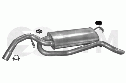 Silencieux Avant Pour Ford Escort Van/Orion 1.3 60cv (1990-1994) - Neuf, Marque BFC, Garantie 2 Ans