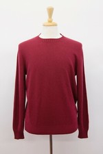 NWT 2350 Brunello Cucinelli Men 100 Cashmere Knit Crewneck Sweater 50/40US A201