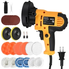800W Polisher 4" - 5" Mini Car Detailing Buffer & Sander Machine Kits