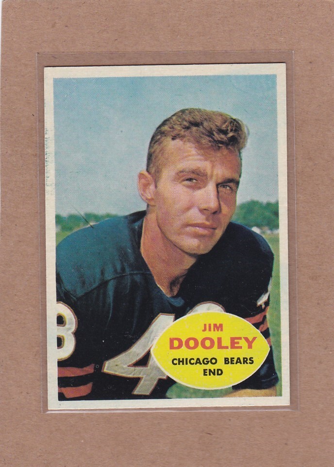 1960 TOPPS FOOTBALL JIM DOOLEY #15 BEARS EX/EXMT *A31964
