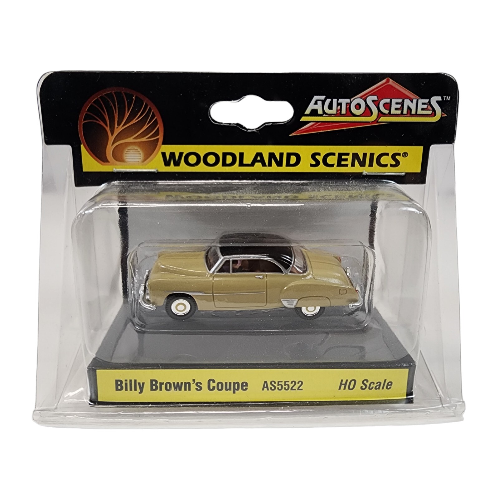 WOODLAND SCENICS AS5522 HO Scale  BILLY'S BROWN COUPE NEW