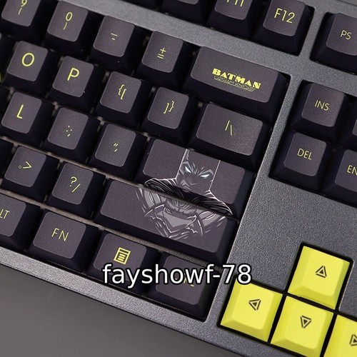 Batman PBT Keycaps Full Set 108 Key for Cherry MX Profile Mechanical Keyboard - Picture 4 of 6