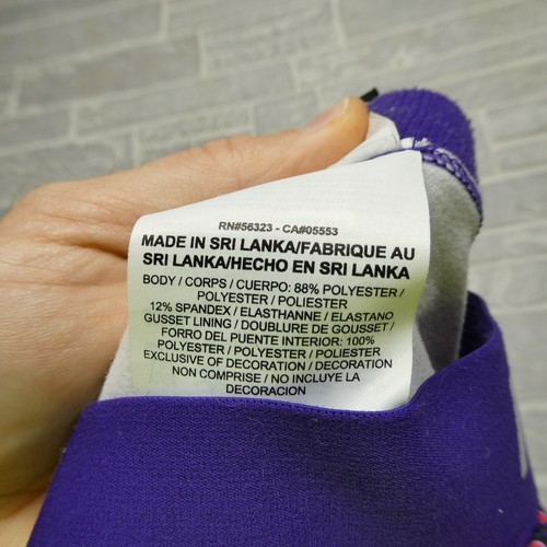 Nike Pro Hyperwarm Leggings Womens S Purple Pink Geometric Dri Fit Yoga Pants - Picture 5 of 7