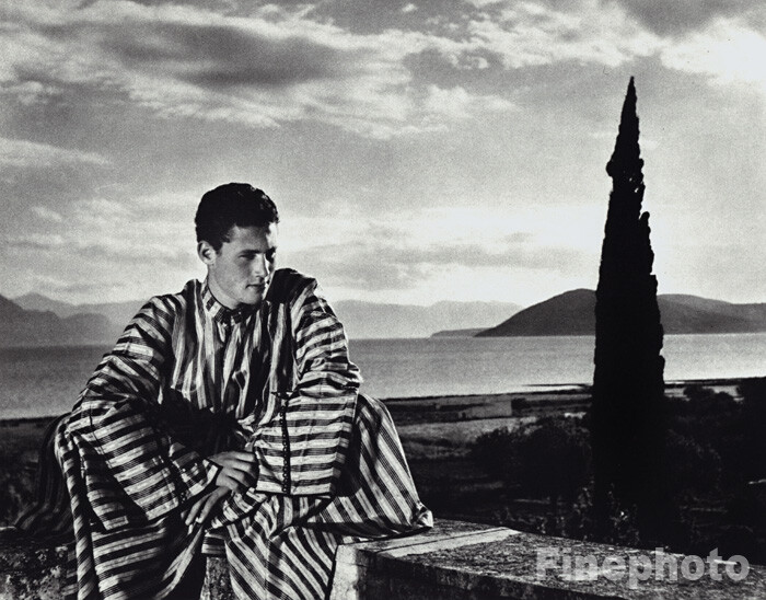 1933/88 Vintage HERBERT LIST Male Fashion Greece Sea Landscape Photo Art 11X14