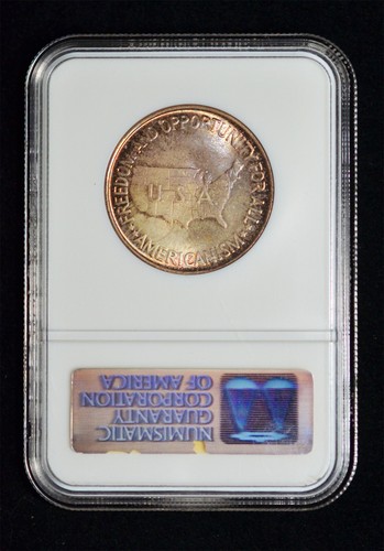 NGC MS65 1952 Washington-Carver Half Dollar Nicely Toned both side! - Picture 2 of 4