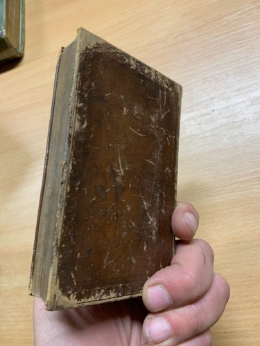 1823 "THE COMMON PLACE BOOK OF PROSE" SMALL ANTIQUE LEATHER BOOK (P2) - Imagen 4 de 13
