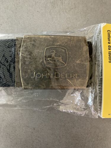 Men’s New John Deere Nylon Webbing Fabric Belt - Picture 2 of 3