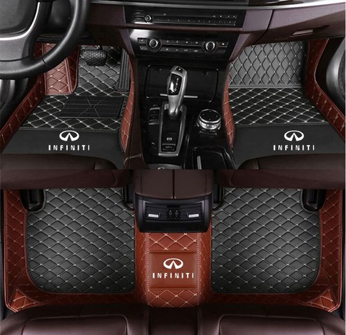 For Infiniti EX FX Custom Car Floor Mats 2 Rows Embroidery Auto Pads Liner Set - Bild 10 von 29