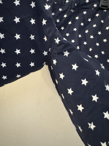 Caribbean Joe Island Supply Blue Shorts White Stars Design Women’s SZ 14 - Picture 16 of 20