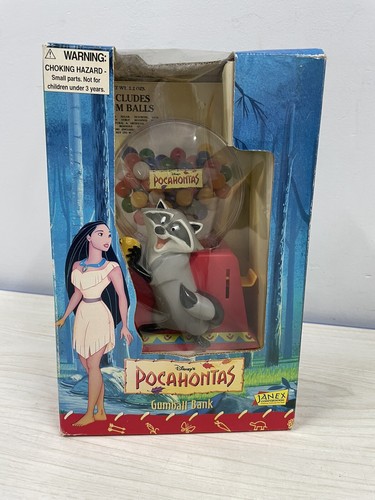 1995 Disney Pocahontas Kaugummibank Brandneu! Bitte alle Bilder ansehen! - Bild 2 von 8